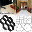 TOPTOOLCX Khuôn bê tông Thủ công Sàn vỉa hè Trang trí bãi cỏ Hình dạng đa dạng DIY Con đường sân vườn
