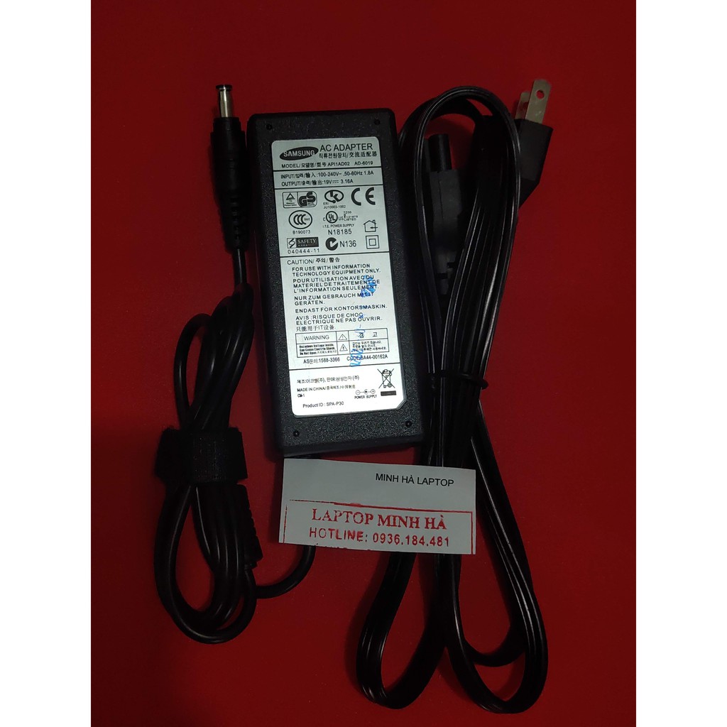 Sạc laptop Samsung RC710 Zin Bảo hành 12 tháng + tặng kèm dây nguồn ...
