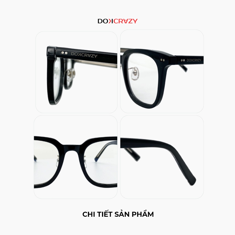 Ảnh Gọng kính thời trang DOKCRAZY NICOS nam nữ phù hợp nhiều dáng mặt hot trend Hàn Quốc 4
