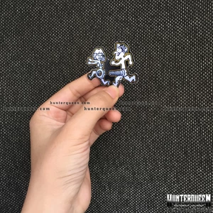 Logo ốc[4.9x4.2cm] Hình dán decal siêu dính, chống nước, tem đua trang trí