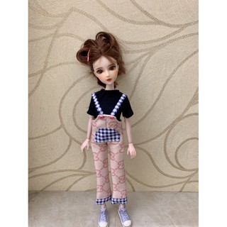 Yếm quần túi kèm áo size xinyi,blythe,barbie