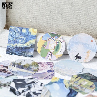 Hộp 46 Sticker hình bức hoạ nổi tiếng