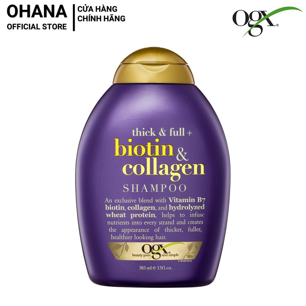 Có phải dầu gội biotin collagen tím giúp tóc mọc nhanh chắc khỏe? 
