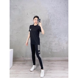Quần Tập Gym Nữ [Legging] DAS Cambo Logo Đùi [ĐỒ TẬP]