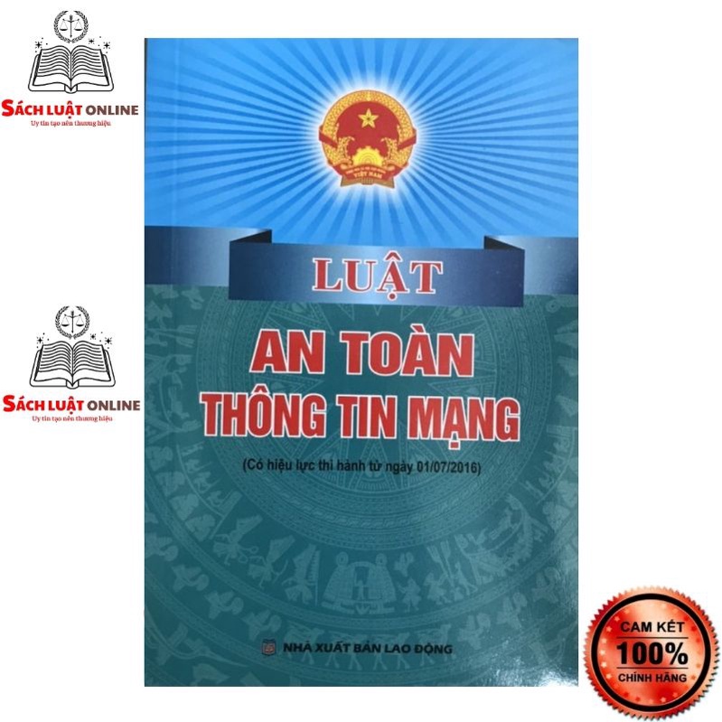 Sách LV1 - Luật an toàn thông tin mạng (NXB Lao động)