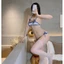 Freesize - bk034 - Set đồ lót nữ sexy khiêu gợi áo không gọng + quần lọt khe - KELLYWANG HCM