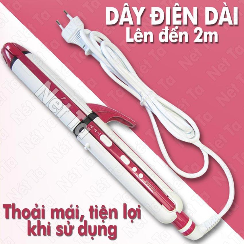 Ảnh Máy làm tóc đa năng 3in1 duỗi uốn bấm KEMEI KM-3304 tạo kiểu tóc dễ dàng như là tóc ép tóc dập xù - Phân phối chính hãng 4