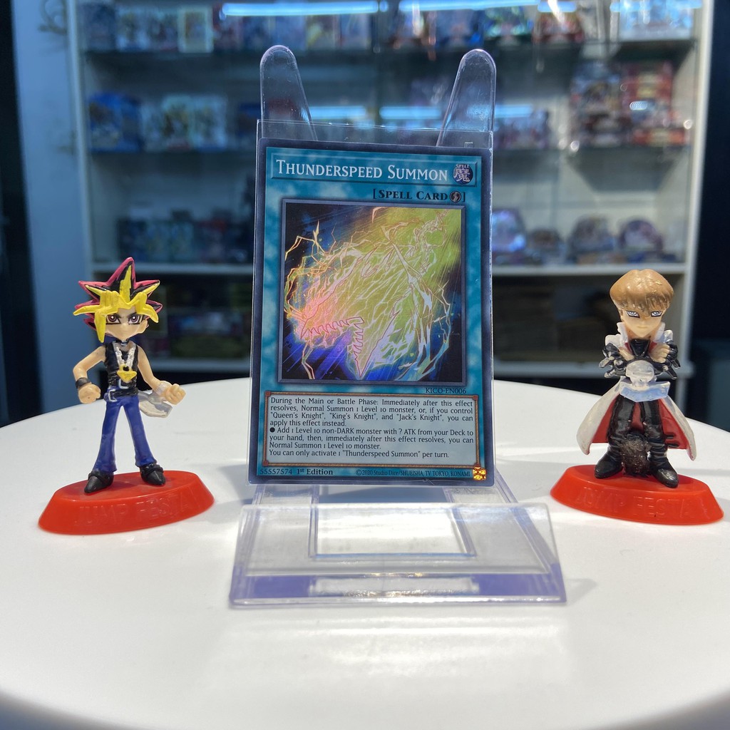 [ Bài Yugioh Chính Hãng ] Thunderspeed Summon - KICO-EN006 - Super Rare ...