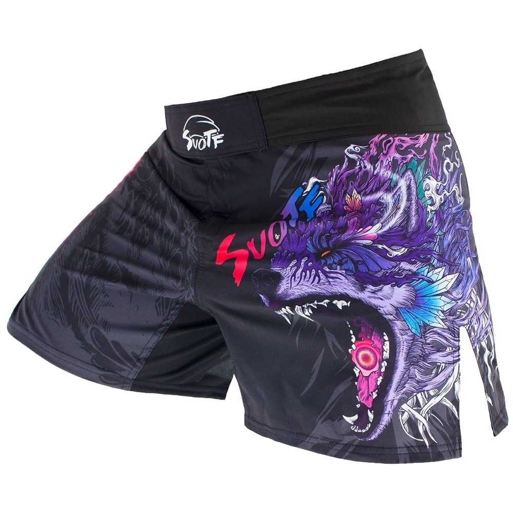 MMA Jujitsu Chiến Đấu Mạnh Mẽ Chiến Đấu Nam Quyền Anh kickboxing MMA Quần Short Hổ Ngắn Muay Thái Quyền Anh Quần Short sanda Mma