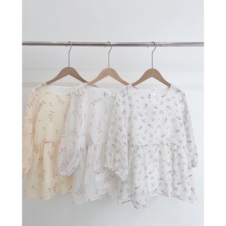 Áo hoa dáng babydoll Daisy top Ma Vie