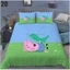 ST2 Peppa Pig Anime 3in1 Bộ Chăn Ga Gối Chăn Ga Gối Phòng Ngủ Thoải Mái Có Thể Giặt Được Nhà Phù Hợp Với TS2