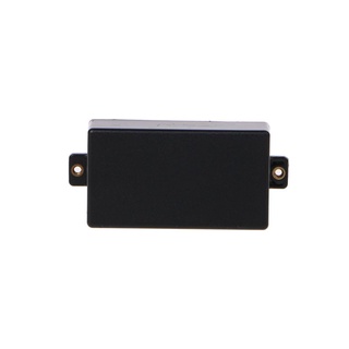 Charmantcc1 Guitar Pickup Cover Nhựa Matte Pickup Cover Màu Đen Điện Pickup Cover với Hạt Đồng Tai Vỏ Guitar