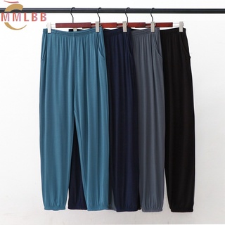 Quần dài nam modal cotton mùa hè 2025, dáng suông thẳng, co giãn, túi hai bên