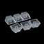 Niki 10 Chiếc Trong Suốt ABS Keycaps Bàn Phím Cơ Matte Backlit Cho Chìa Khóa Cho Công Tắc R3 R2