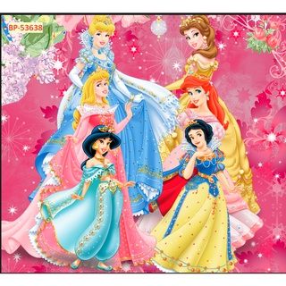 Tranh Dán Tường Phòng Trẻ Hình Công Chúa 3D