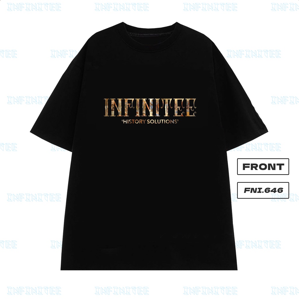 Áo thun INFINITEE Fni0646, Thun 100% Cotton - form rộng Unisex.