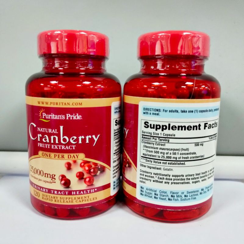 Thuốc Cranberry Của Mỹ Trị Viêm Đường Tiết Niệu