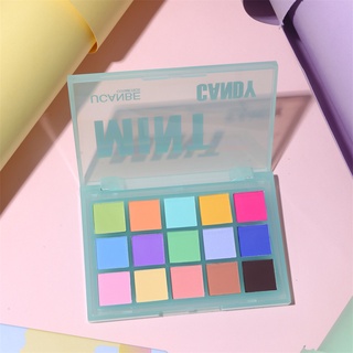 Bảng phấn mắt UCANBE Mint Candy Bright Shimmer Matte Pressed Pigment - 15 sắc thái