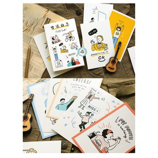 THIỆP TRANG TRÍ TỔNG HỢP – POSTCARD 30 TỜ (30 MẪU KHÁC NHAU)