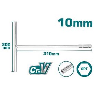 ĐỒ NGHỀ TOTAL Thanh vặn tay cầm T Total 8mm ~ 19mm <HÀNG CHÍNH HÃNG>