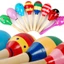 PWSEND 6 / 12 Cái Đồ Chơi Cho Bé Màu Sắc Ngẫu Nhiên Giáo Dục Trẻ Em Maraca Lục Lạc