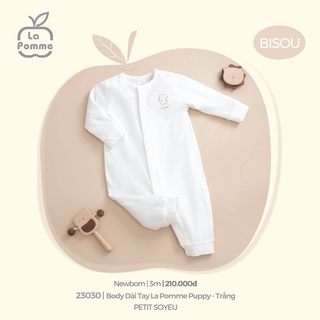 La Pomme Body Dài Tay liền thân La Pomme Puppy AW2022