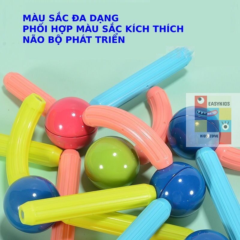 Nam châm  xếp hình,  Đồ chơi xếp hình giúp trẻ phát triển trí tuệ