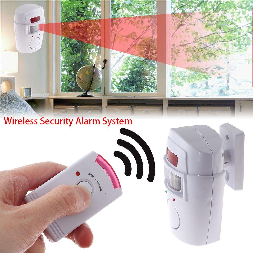 Báo động chống trộm YMIFI 105DB Còi báo động 2 Bộ điều khiển từ xa Cảnh báo chống trộm an ninh gia đình