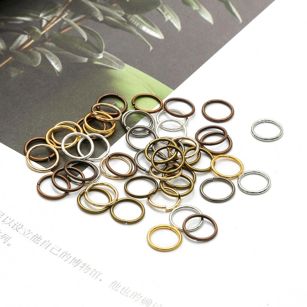 Ảnh BEADIA Bộ 200-500 khoen nối trang sức 3-8mm thiết kế tiện dụng chất lượng cao 2