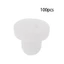 Unstop * Trắng Mềm Silicon Chống Trơn Kẹp Tai Miếng Lót Bông Tai Lưng Chặn Phụ Kiện DIY Tai Trang Sức Phát Hiện Thành Phần