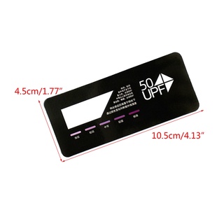 JOJO Di Động Thử Nghiệm Nhanh Cảm Biến Tia UV Đèn Báo Thẻ UV UPF50 + Thẻ Kiểm Tra Màu Sắc Sâu Cho Tia UV Mạnh Hơn Ngoài Trời Ánh Dương Testi