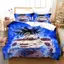 ST2 Dragon Ball 3in1 Bộ Drap giường cỡ Queen Bộ Drap giường Phòng ngủ Bộ gối đôi có thể giặt được TS2