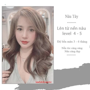 Thuốc nhuộm tóc Nâu Tây 100ml màu nhuộm lên chuẩn tone