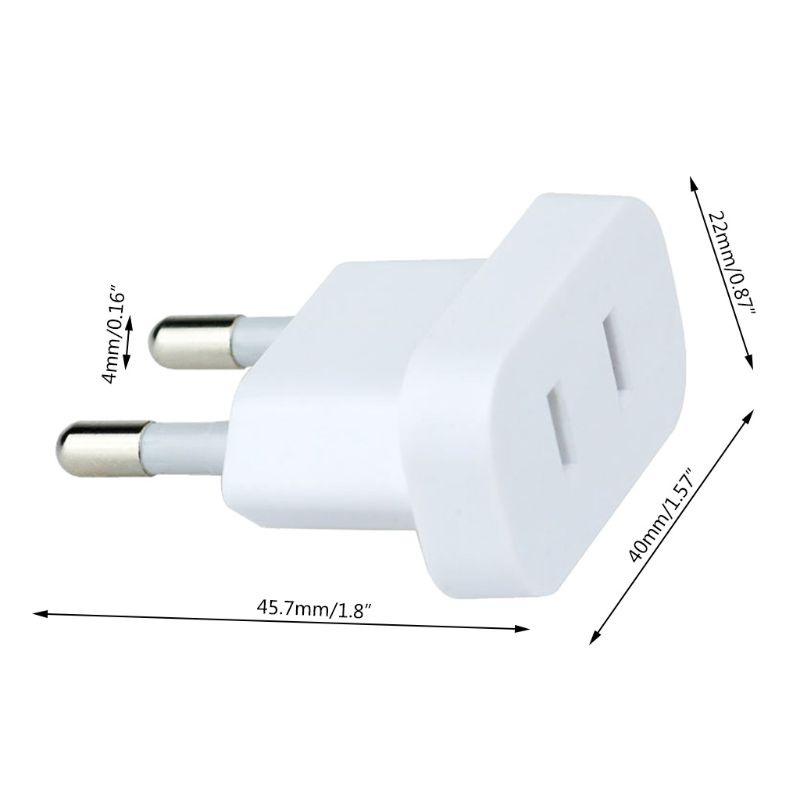 Bộ chuyển đổi phích cắm GOO EU US USA sang EU Châu Âu BR Plug Bộ chuyển đổi du lịch