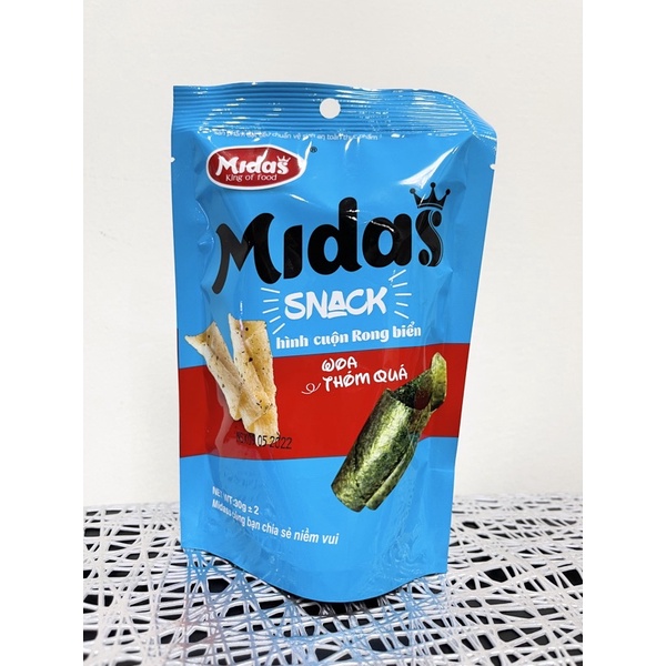 Lẻ 1 gói, Snack bim bim hiệu Midass, Hằng Đại, thơm ngon giòn dai đủ ...