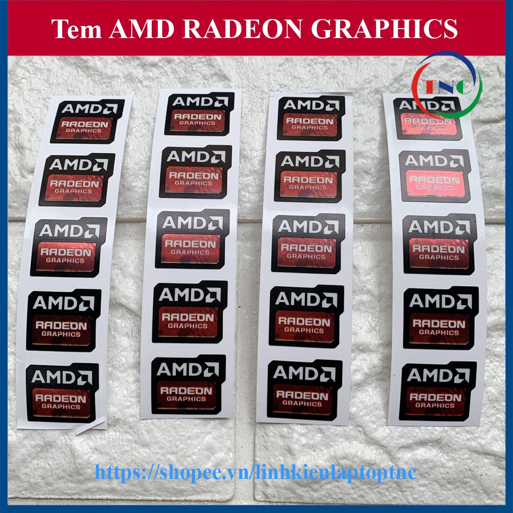 Tem AMD RADEON GRAPHICS Tem Máy Tính - Tem Laptop | Shopee Việt Nam