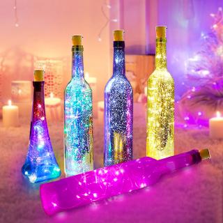 2M 20 LED Enchanting Chai Dây Nút Chai - Đèn Lấp Lánh Cổ Tích Mini Cho Chai Rượu Rỗng, Tiệc, Đám Cưới Lãng Mạn & Ngày Lễ Vibe Thiết Lập