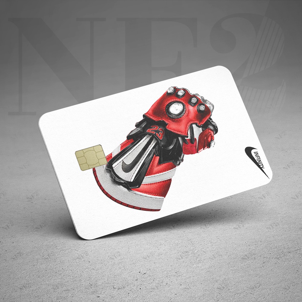 Miếng Dán Trang Trí INFINITY CARD- Sticker Thẻ ATM (Thẻ Chung Cư, Thẻ Xe, Debit, Credit) NF2