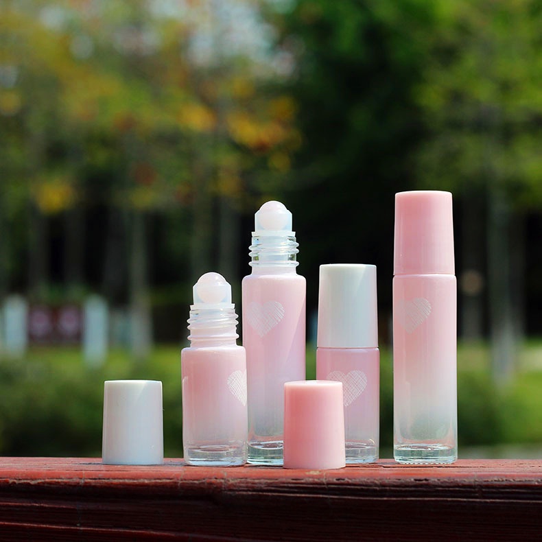 Lọ Thủy Tinh Rỗng Đựng Nước Hoa Dạng Lăn 5ml/10ml Hình Trái Tim Màu ...