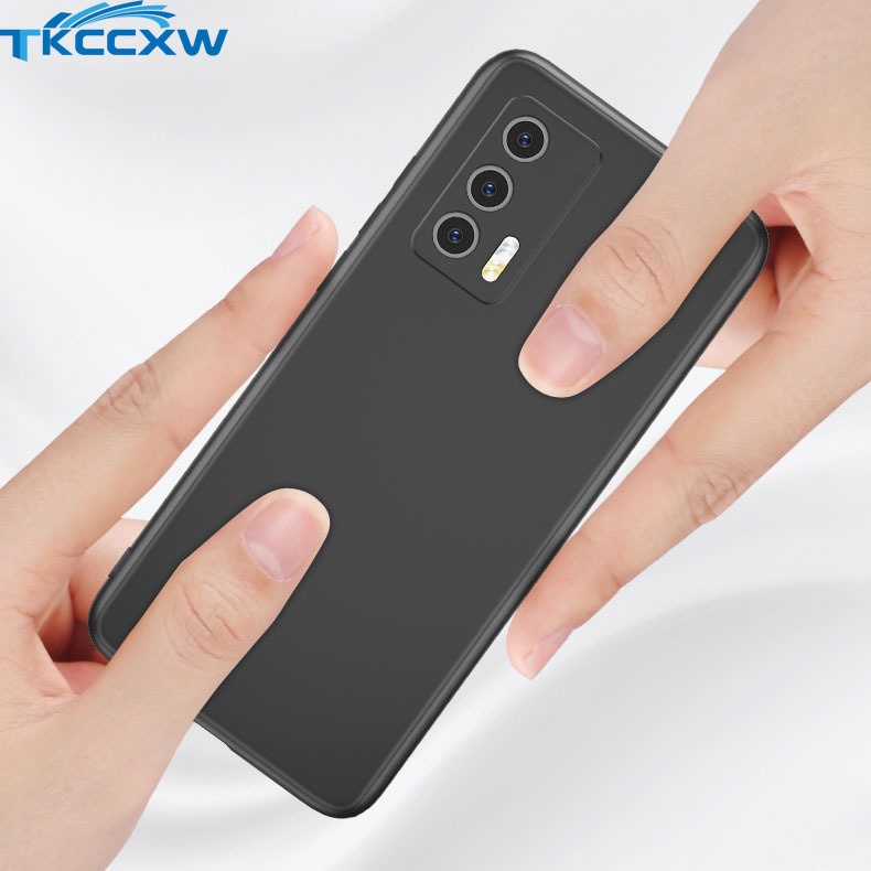 Ốp điện thoại silicon đen mềm nhám mỏng cho Realme 8 Pro GT Master Edition Q3i Q3 Pro Carnival GT Neo C11 C20A C21 C20