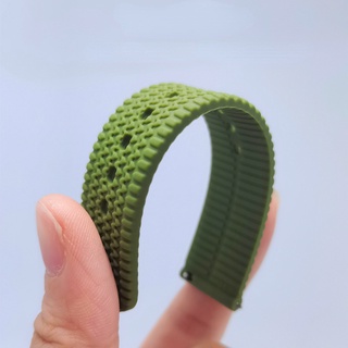 Dây Đeo Đồng Hồ Thay Thế Bằng Cao Su Silicone Chống Nước Tháo Gỡ Nhanh Kích Thước 18mm 20mm 22mm 24mm Cho Nam