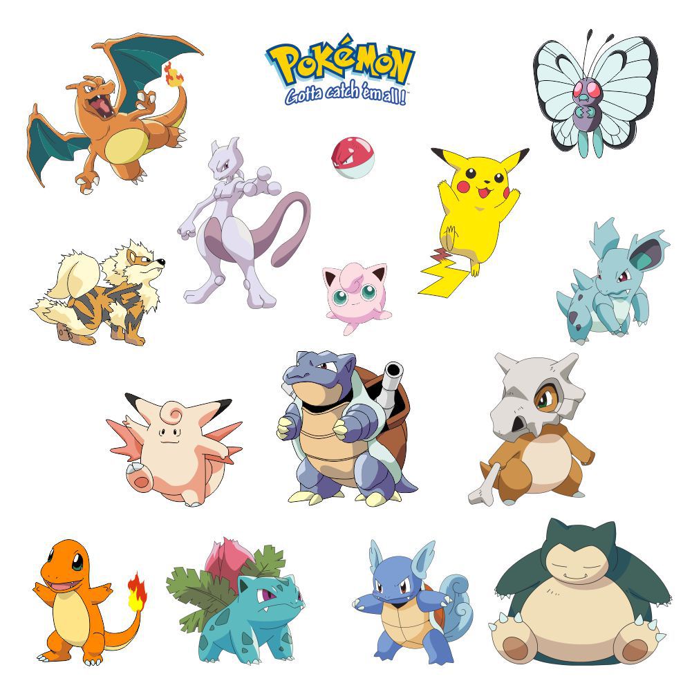 ST2 Pokémon Thám Tử Pikachu 3D Giấy Dán Tường Ba Chiều Miếng Dán Trẻ Em Phòng Ngủ Trang Trí Phòng Khách Sinh Nhật Par