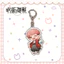 YT4 JUJUUTSU KAISEN Móc Khóa Túi Anime Mặt Dây Chuyền Móc Khóa Acrylic Gojo Satoru Itadori Yuji Đồ Ăn Nhẹ Dễ Thương Móc Chìa Khóa Hai Mặt