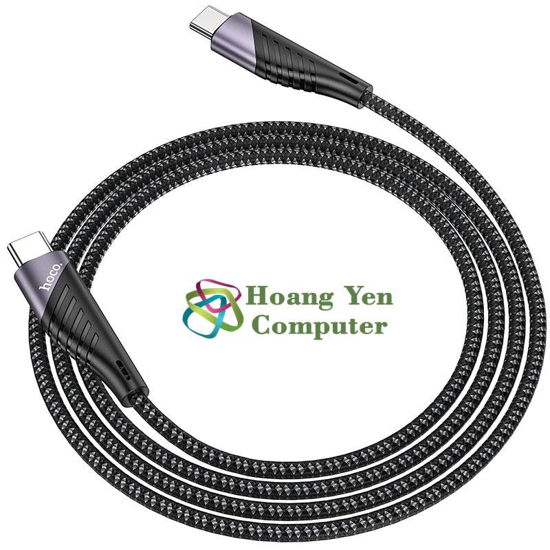 Cáp Sạc Nhanh 60W Hoco U95 TYPE C to TYPE C Dài 1.2M - BH 6 Tháng 1 đổi 1 (MÀU SẮC NGẪU NHIÊN) - Hoàng Yến Computer
