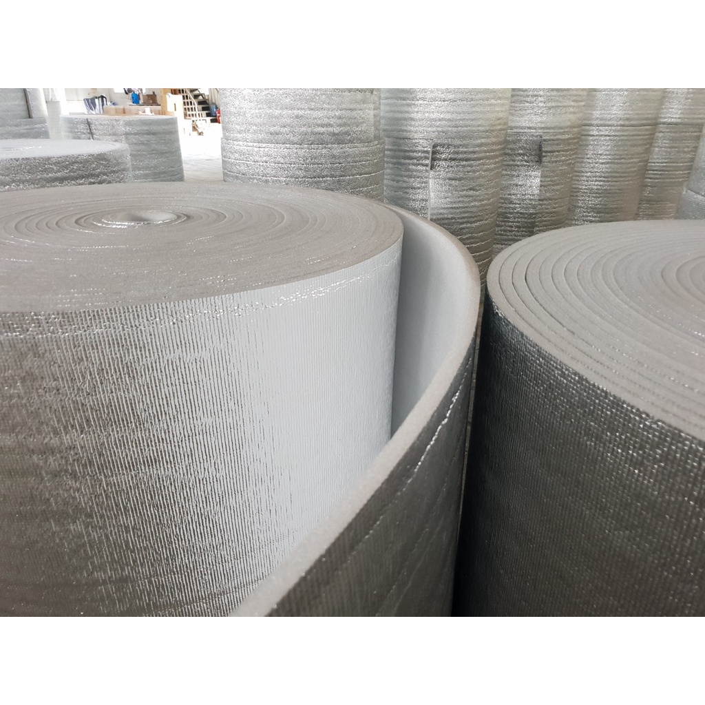 [Chóng Nắng, Chống Mưa] Tấm Xốp Cách Nhiệt 1 Mặt Tráng Bạc Khổ Rộng 1M