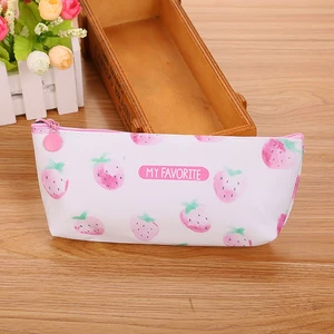 Hộp Bút Dâu Tây Dễ Thương Hộp Đựng Bút - Thỏ Hồng VPP