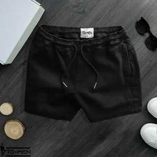 Quần Short Kaki Cotton Nam TO-MEN Trẻ Trung /Năng Động/Chất Vải Mềm Mịn , Thoải Mái - Cạp Chun KK03