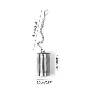 Infuser Strainer Stainless Steel Cylindrical Loose Leaf Spice Filter Tool