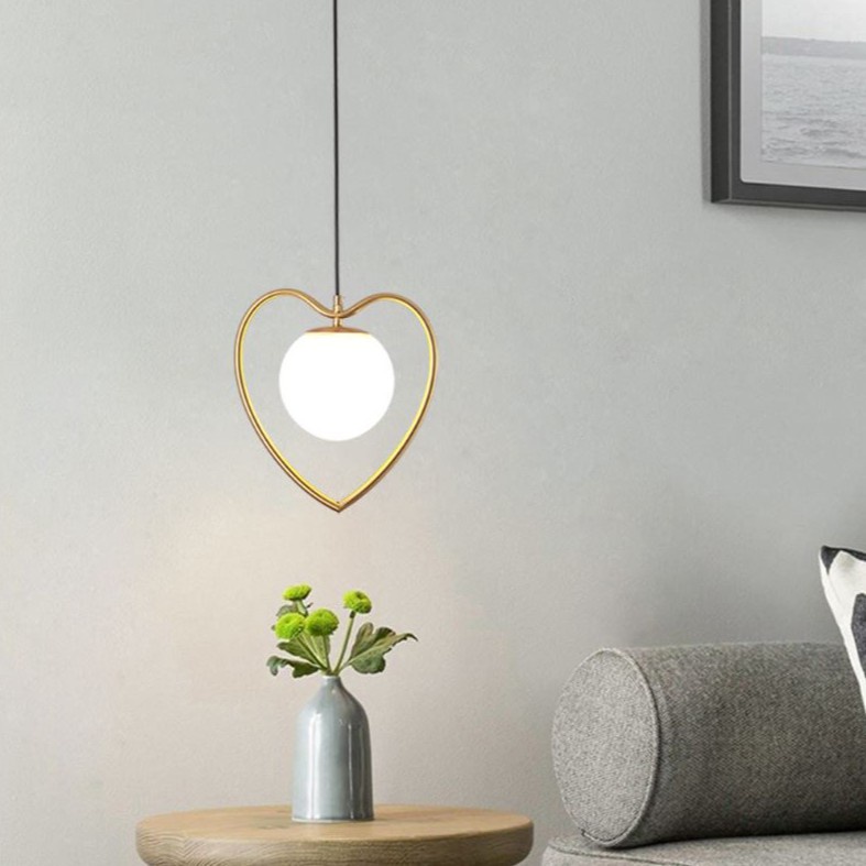 Ảnh Đèn thả trang trí chao thuỷ tinh SuperVilighting decor phòng khách kiểu hiện đại bảo hành 24 tháng 4