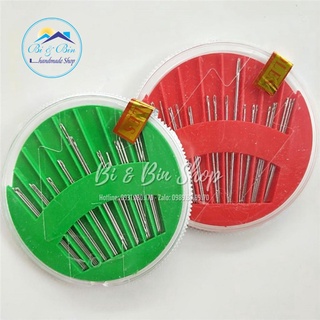 Hộp 24 Kim May Tay, Kim Khâu Gia Đình Nhiều Kích Cỡ Dễ Sử Dụng Khâu Vá, Thêu Thùa
